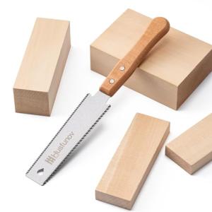 Husfunov 6 Inch Japanese Pull Saw, Double Edges