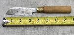 Japanese Carbon Steel Utility Knife with Wood Handle