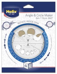Helix 6-Inch Angle and Circle Maker Tool