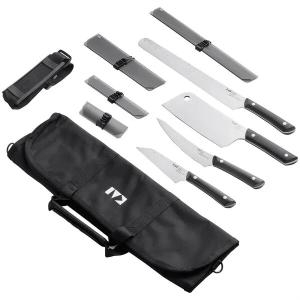 Kai PRO 5-Piece BBQ Knife Set with Roll