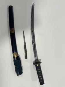 KOSHIRAE Japanese Samurai Wakizashi Sword "Kuniyoshi