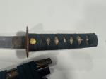 KOSHIRAE Japanese Samurai Wakizashi Sword "Kuniyoshi