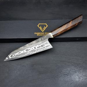 Japanese Damascus Chef Knife with Rosewood Handle