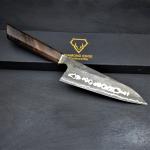 Japanese Damascus Chef Knife with Rosewood Handle