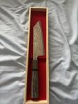 Takeshi Saji VG10 Nashiji Rainbow Damascus Bunka 165mm