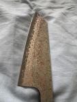 Takeshi Saji VG10 Nashiji Rainbow Damascus Bunka 165mm