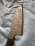 Takeshi Saji VG10 Nashiji Rainbow Damascus Bunka 165mm