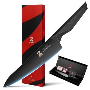 Zennish 8-Inch Obsidian Chef Knife