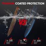 Zennish 8-Inch Obsidian Chef Knife