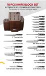 18-Piece High Carbon Japanese Knife Set