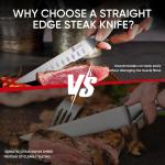 Zennish 5 Inch Steak Knives Set of 4