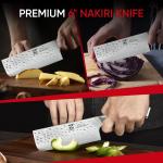 Zennish 6-Inch Nakiri Knife - Ultra Sharp Cleaver