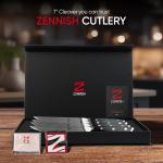 Zennish AUS-10 Damascus Steak Knives Set