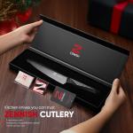 Zennish 8-Inch Obsidian Chef Knife