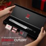 Zennish 12" Carving Knife for Meat and Turkey