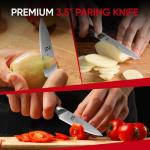 Zennish 3.5-Inch Paring Knife with Damascus Steel