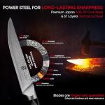 Zennish 4-Piece Non-Serrated Steak Knife Set