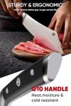 Zennish 8 Inch Chef Cleaver Knife with Gift Box