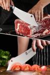Zennish 8 Inch Chef Cleaver Knife with Gift Box