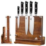 ENOKING Magnetic Knife Block with Acrylic Shield