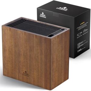 Enoking XXL Acacia Wood Knife Storage Block