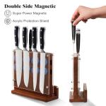 ENOKING Magnetic Knife Block with Acrylic Shield
