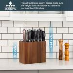 Enoking XXL Acacia Wood Knife Storage Block