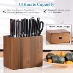 Enoking XXL Acacia Wood Knife Storage Block