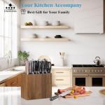 Enoking XXL Acacia Wood Knife Storage Block