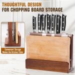 ENOKING Magnetic Knife Block with Acrylic Shield