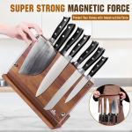 ENOKING Magnetic Knife Block with Acrylic Shield