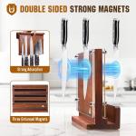 ENOKING Magnetic Knife Block with Acrylic Shield