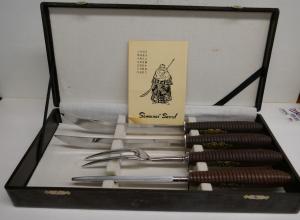 Samurai Knife Set: 4-Piece Meat Carving Kit