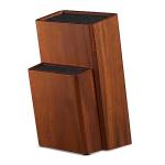 ENOKING Acacia Wood Knife Block with Removable Bristles