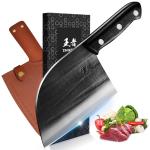 ENOKING 6.7" Serbian Chef Knife with Sheath