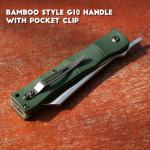 KATSU D2 Steel Japanese Razor Pocket Knife