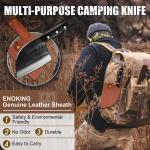 ENOKING 6.7" Serbian Chef Knife with Sheath