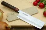 Yoshihiro VG-10 Hammered Damascus Nakiri Knife (6.5'')