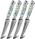 Seido Knives Awabi Serrated Steak Knife Set