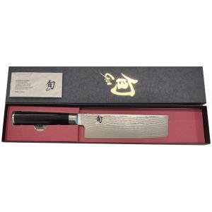 Shun Nakiri 6.5" VG-MAX Damascus Knife