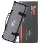 Seido Chef's Knife Roll Bag with 16 Slots