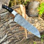 12" Handmade Damascus Chef Knife - Japanese Bunka