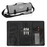 Seido Chef's Knife Roll Bag with 16 Slots