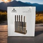 ENOKING Double-Sided Kitchen Knife Set with Block