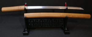 Edo Wakizashi Sword with Shirasaya Mounts
