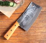 Rustic Japanese Hand Forged Meat Cleaver Knife
