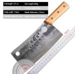 Rustic Japanese Hand Forged Meat Cleaver Knife
