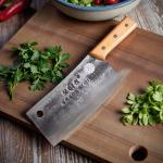 Rustic Japanese Hand Forged Meat Cleaver Knife