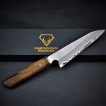Japanese Chef Knife with Rosewood Handle, San Mai