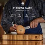 8" KYOKU Serrated Bread Knife - Shogun Series